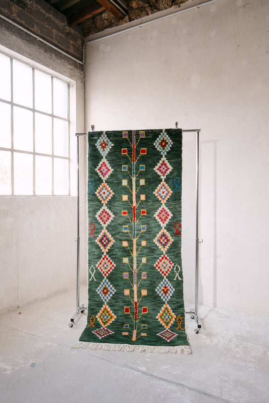 Bergama Tülü — Emerald Vine